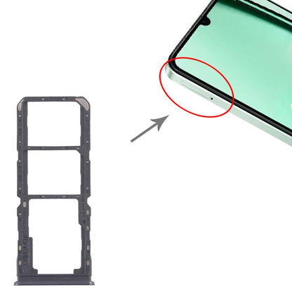 For Realme Note 60x 4G RMX3938 10pcs Original SIM Card Tray + SIM Card Tray + Micro SD Card Tray (Purple) - Card Tray by buy2fix | Online Shopping UK | buy2fix