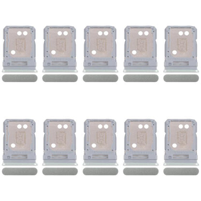 For Realme 12+ 5G RMX3867 10pcs Original SIM Card Tray + SIM Card Tray / Micro SD Card Tray (Light Green) - Card Tray by buy2fix | Online Shopping UK | buy2fix