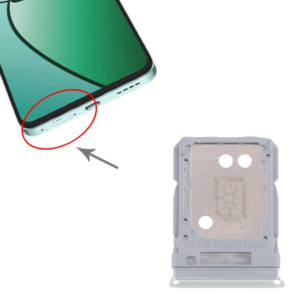 For Realme 12+ 5G RMX3867 10pcs Original SIM Card Tray + SIM Card Tray / Micro SD Card Tray (Light Green) - Card Tray by buy2fix | Online Shopping UK | buy2fix