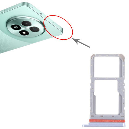 For Realme 13 5G RMX3951 10pcs Original SIM Card Tray + SIM Card Tray / Micro SD Card Tray (Blue) - Card Tray by buy2fix | Online Shopping UK | buy2fix