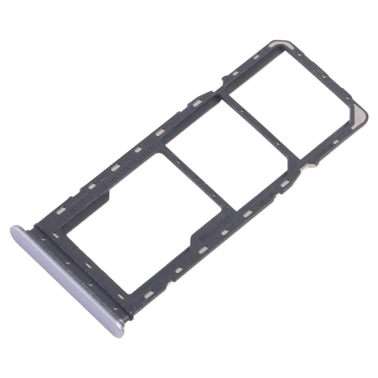 For Realme C65 4G RMX3910 10pcs Original SIM Card Tray + SIM Card Tray + Micro SD Card Tray (Blue) - Card Tray by buy2fix | Online Shopping UK | buy2fix
