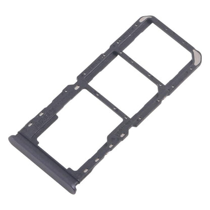 For Realme 11 5G RMX3780 10pcs Original SIM Card Tray + SIM Card Tray + Micro SD Card Tray (Black) - Card Tray by buy2fix | Online Shopping UK | buy2fix