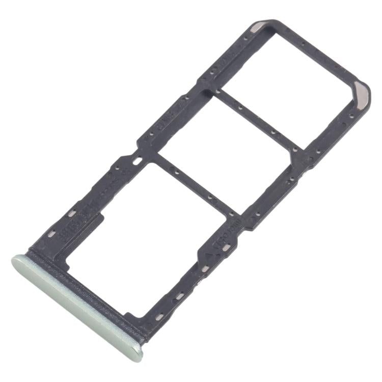 For Realme 11 5G RMX3780 10pcs Original SIM Card Tray + SIM Card Tray + Micro SD Card Tray (Green) - Card Tray by buy2fix | Online Shopping UK | buy2fix