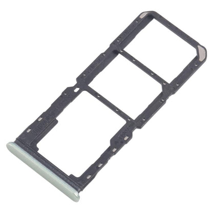 For Realme 11 5G RMX3780 10pcs Original SIM Card Tray + SIM Card Tray + Micro SD Card Tray (Green) - Card Tray by buy2fix | Online Shopping UK | buy2fix
