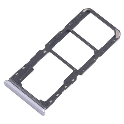For Realme 11x 5G RMX3785 10pcs Original SIM Card Tray + SIM Card Tray + Micro SD Card Tray (Blue) - Card Tray by buy2fix | Online Shopping UK | buy2fix