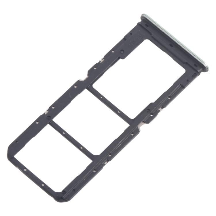 For Realme C67 4G RMX3890 10pcs Original SIM Card Tray + SIM Card Tray + Micro SD Card Tray (Light Green) - Card Tray by buy2fix | Online Shopping UK | buy2fix