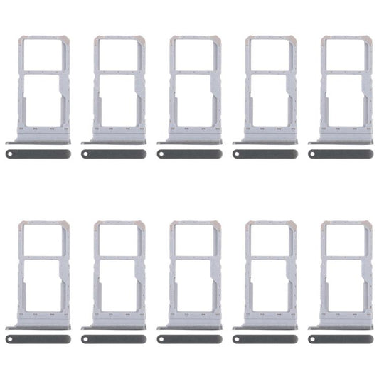 For Realme 12 4G RMX3871 10pcs Original SIM Card Tray + SIM Card Tray / Micro SD Card Tray (Green) - Card Tray by buy2fix | Online Shopping UK | buy2fix