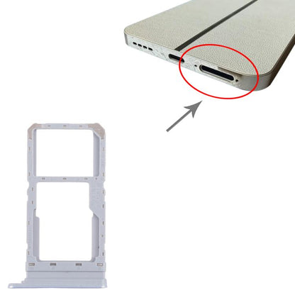 For Realme 12 4G RMX3871 10pcs Original SIM Card Tray + SIM Card Tray / Micro SD Card Tray (Blue) - Card Tray by buy2fix | Online Shopping UK | buy2fix