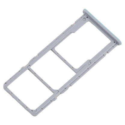 For Realme C51s 10pcs Original SIM Card Tray + SIM Card Tray + Micro SD Card Tray (Blue) - Card Tray by buy2fix | Online Shopping UK | buy2fix