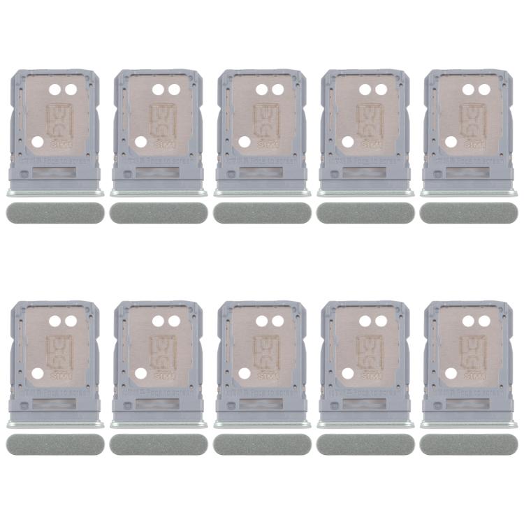 For Realme P1 RMX3870 10pcs Original SIM Card Tray + SIM Card Tray / Micro SD Card Trayy (Green) - Card Tray by buy2fix | Online Shopping UK | buy2fix