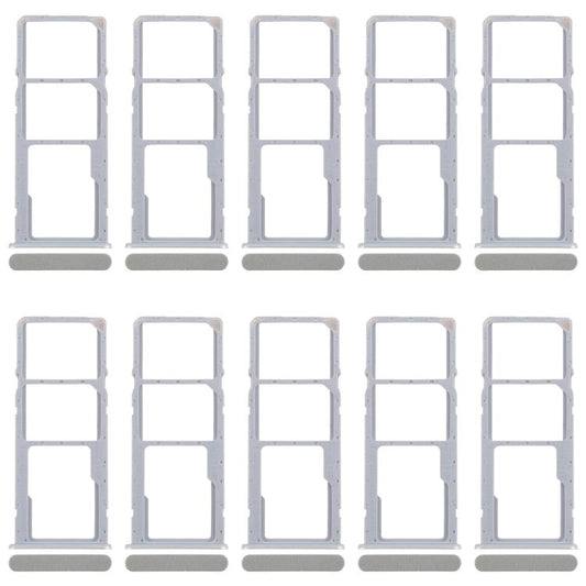 For Realme C63 5G RMX3950 10pcs Original SIM Card Tray + SIM Card Tray + Micro SD Card Tray (Green) - Card Tray by buy2fix | Online Shopping UK | buy2fix