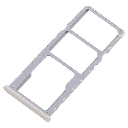 For Realme C63 5G RMX3950 10pcs Original SIM Card Tray + SIM Card Tray + Micro SD Card Tray (Gold) - Card Tray by buy2fix | Online Shopping UK | buy2fix
