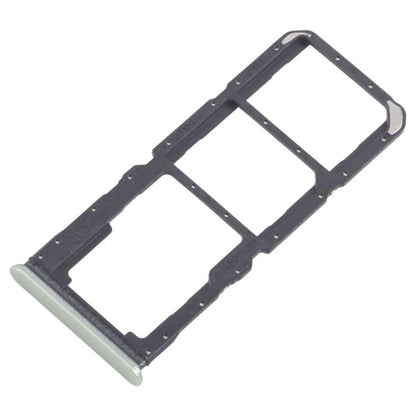 For Realme C67 5G 10pcs Original SIM Card Tray + SIM Card Tray + Micro SD Card Tray (Green) - Card Tray by buy2fix | Online Shopping UK | buy2fix