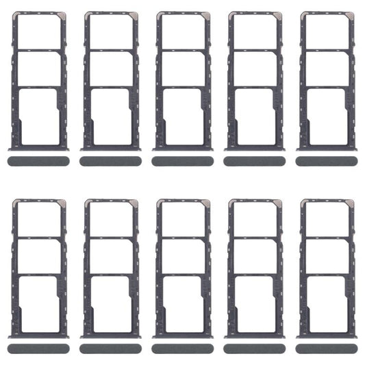 For Realme C61 4G RMX3939 RMX3930 10pcs Original SIM Card Tray + SIM Card Tray + Micro SD Card Tray (Green) - Card Tray by buy2fix | Online Shopping UK | buy2fix