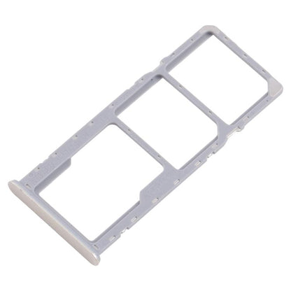 For Realme C61 4G RMX3939 RMX3930 10pcs Original SIM Card Tray + SIM Card Tray + Micro SD Card Tray (Gold) - Card Tray by buy2fix | Online Shopping UK | buy2fix