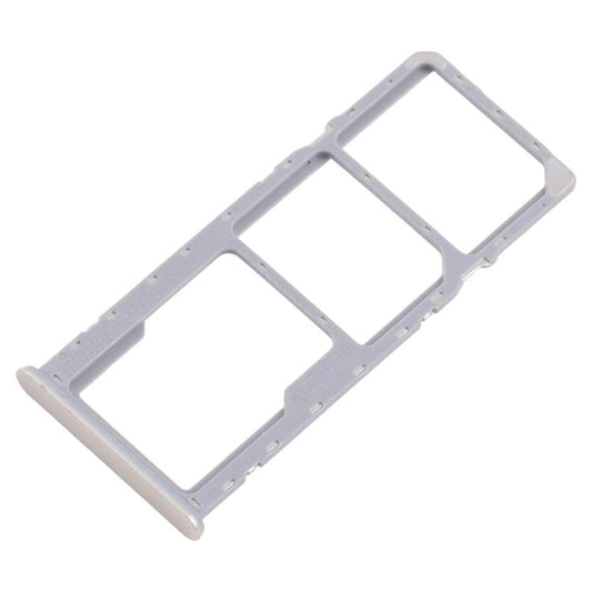 For Realme C61 4G RMX3939 RMX3930 10pcs Original SIM Card Tray + SIM Card Tray + Micro SD Card Tray (Gold) - Card Tray by buy2fix | Online Shopping UK | buy2fix