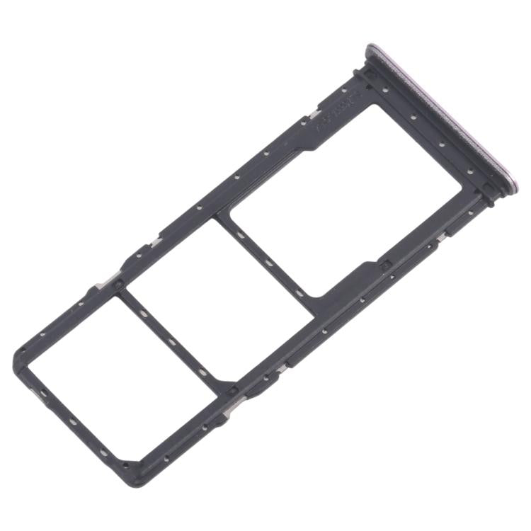 For Realme Narzo C71 4G RMX5303 10pcs Original SIM Card Tray + SIM Card Tray + Micro SD Card Tray (Purple) - Card Tray by buy2fix | Online Shopping UK | buy2fix