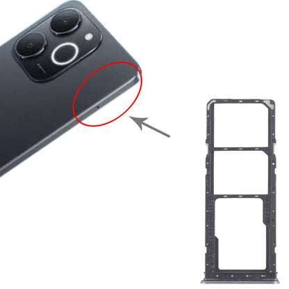 For Realme Narzo C71 4G RMX5303 10pcs Original SIM Card Tray + SIM Card Tray + Micro SD Card Tray (Purple) - Card Tray by buy2fix | Online Shopping UK | buy2fix