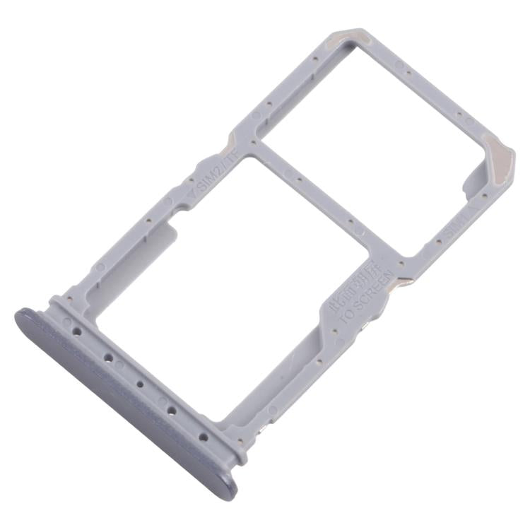 For Realme 14x 5G RMX5020 10pcs Original SIM Card Tray + SIM Card Tray / Micro SD Card Tray (Black) - Card Tray by buy2fix | Online Shopping UK | buy2fix