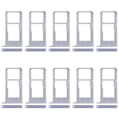 For Realme 12x India 5G RMX3998 10pcs Original SIM Card Tray + SIM Card Tray / Micro SD Card Tray (Blue) - Card Tray by buy2fix | Online Shopping UK | buy2fix
