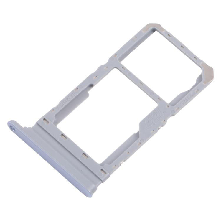 For Realme 12x India 5G RMX3998 10pcs Original SIM Card Tray + SIM Card Tray / Micro SD Card Tray (Blue) - Card Tray by buy2fix | Online Shopping UK | buy2fix