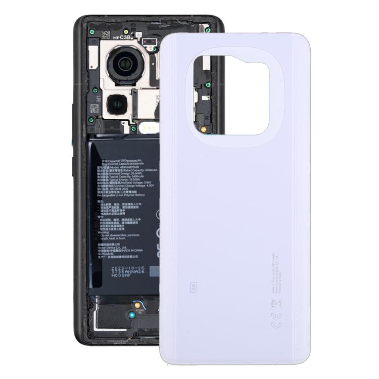 For Xiaomi Redmi Note 14 Pro+ 5G Original Back Cover(Purple PU Material) - Back Cover by buy2fix | Online Shopping UK | buy2fix