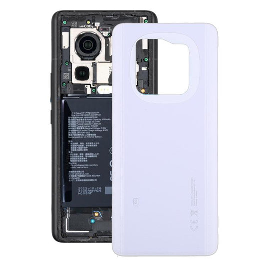 For Xiaomi Redmi Note 14 Pro+ 5G India Original Back Cover(Purple PU Material) - Back Cover by buy2fix | Online Shopping UK | buy2fix