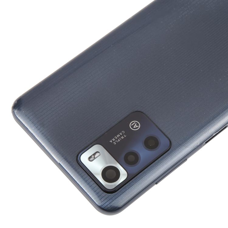 For ZTE Blade V40 Smart Back Cover with Camera Lens Cover(Black) - For ZTE by buy2fix | Online Shopping UK | buy2fix