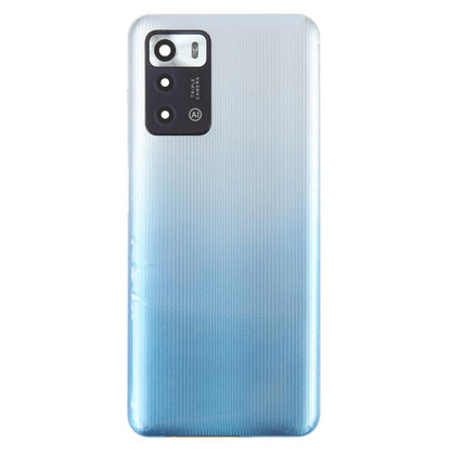 For ZTE Blade V40 Smart Back Cover with Camera Lens Cover(Blue) - For ZTE by buy2fix | Online Shopping UK | buy2fix