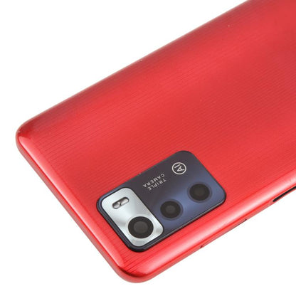 For ZTE Blade V40 Smart Back Cover with Camera Lens Cover(Red) - For ZTE by buy2fix | Online Shopping UK | buy2fix