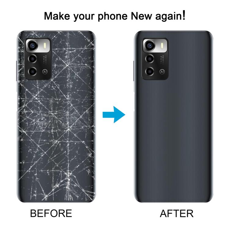 For ZTE Blade V40 Smart Back Cover with Camera Lens Cover(Black) - For ZTE by buy2fix | Online Shopping UK | buy2fix