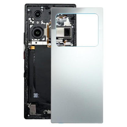 For ZTE Nubia Z50 Ultra NX712J Original Glass Back Cover (Silver) - For ZTE by buy2fix | Online Shopping UK | buy2fix