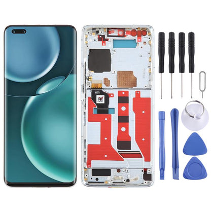 For Honor Magic4 Pro Original LCD Screen Digitizer Full Assembly with Frame, Supporting Fingerprint Identification (Blue) - LCD Screen by buy2fix | Online Shopping UK | buy2fix