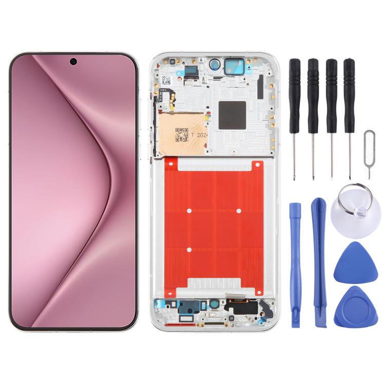 For Huawei Pura 70 Original LCD Screen Digitizer Full Assembly with Frame (Gold) - LCD Screen by buy2fix | Online Shopping UK | buy2fix