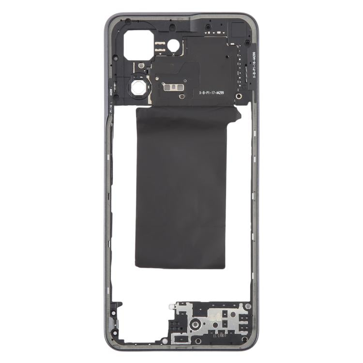 For OPPO Reno8 5G CPH2359 Original Middle Frame Bezel Plate (Black) - Frame Bezel Plate by buy2fix | Online Shopping UK | buy2fix