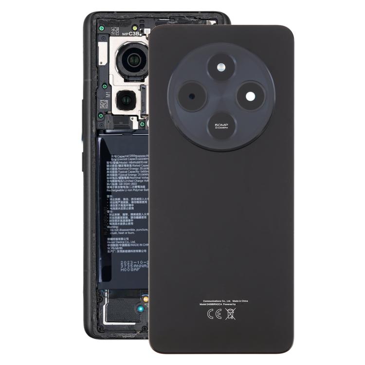 For Xiaomi Redmi 14C 4G OEM Back Cover with Camera Lens Cover(Black) - Back Cover by buy2fix | Online Shopping UK | buy2fix