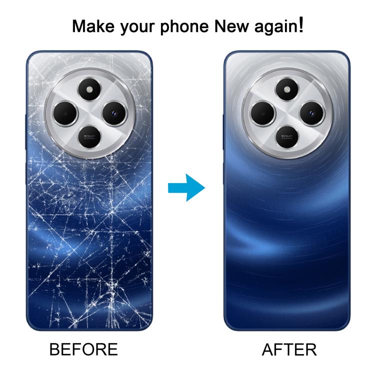 For Xiaomi Redmi 14C 4G OEM Back Cover with Camera Lens Cover(Black) - Back Cover by buy2fix | Online Shopping UK | buy2fix