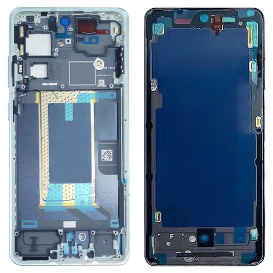 For OnePlus Ace 5 PKG110 Middle Frame Bezel Plate (Cyan) - Frame Bezel Plate by buy2fix | Online Shopping UK | buy2fix