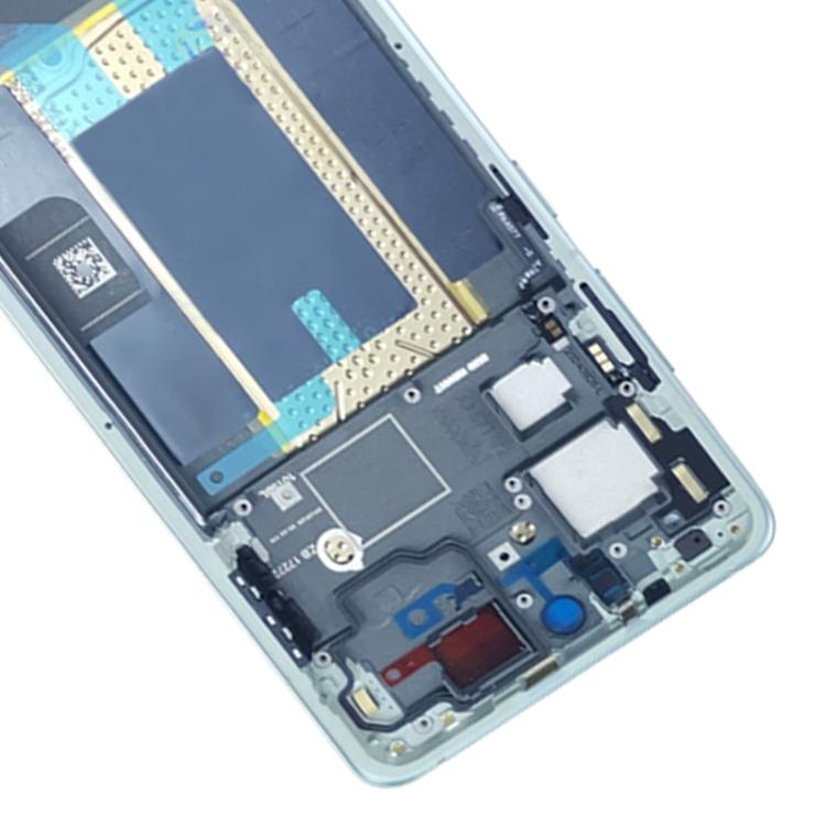 For OnePlus Ace 5 PKG110 Middle Frame Bezel Plate (Cyan) - Frame Bezel Plate by buy2fix | Online Shopping UK | buy2fix