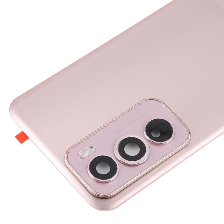 For OPPO Reno12 Pro 5G CPH2629 Original Back Cover with Camera Lens Cover(Gold) - Back Cover by buy2fix | Online Shopping UK | buy2fix