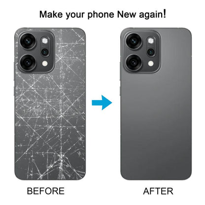 For OPPO Reno14 Pro Original Back Cover with Camera Lens Cover(White) - Back Cover by buy2fix | Online Shopping UK | buy2fix