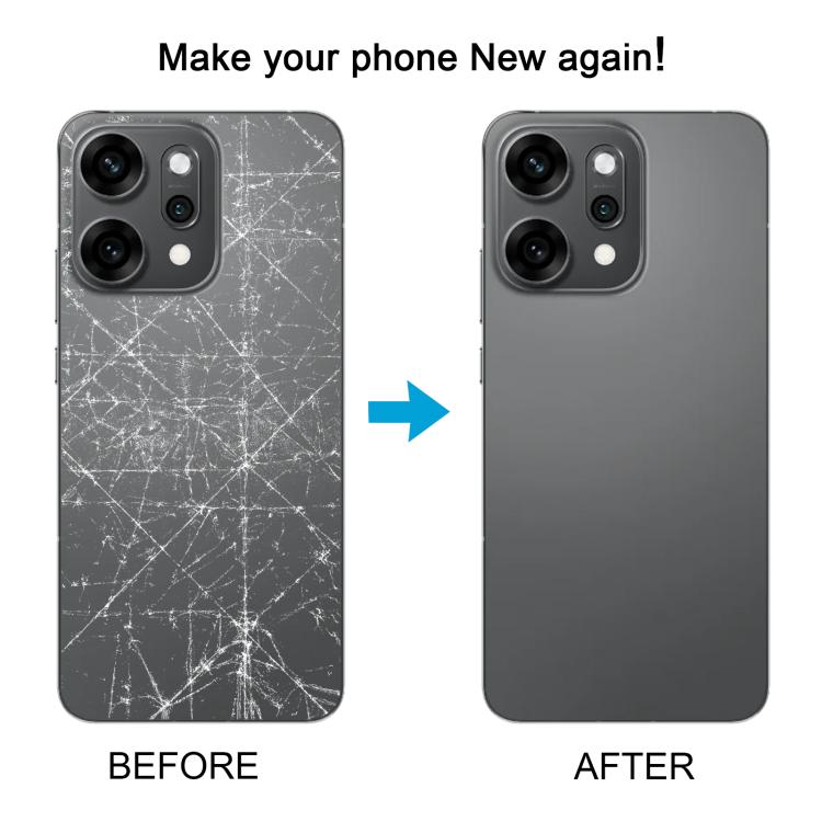 For OPPO Reno14 Pro Original Back Cover with Camera Lens Cover(Black) - Back Cover by buy2fix | Online Shopping UK | buy2fix
