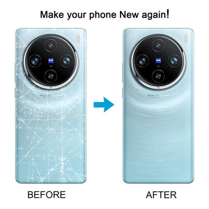 For vivo X100 Pro 5G V2324A V2309 Original Back Cover with Camera Lens Cover(White) - Back Cover by buy2fix | Online Shopping UK | buy2fix