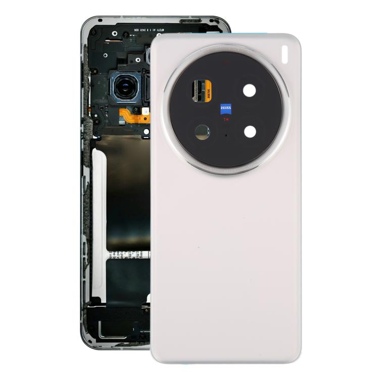 For vivo X200 Pro 5G Original Back Cover with Camera Lens Cover(Titanium) - Back Cover by buy2fix | Online Shopping UK | buy2fix