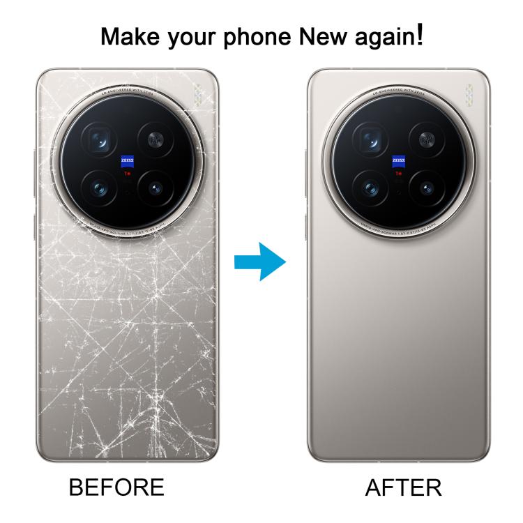 For vivo X200 Pro 5G Original Back Cover with Camera Lens Cover(Black) - Back Cover by buy2fix | Online Shopping UK | buy2fix