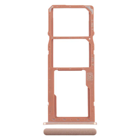 For Nokia 5.3 Original SIM Card Tray + SIM Card Tray + Micro SD Card Tray (Gold)