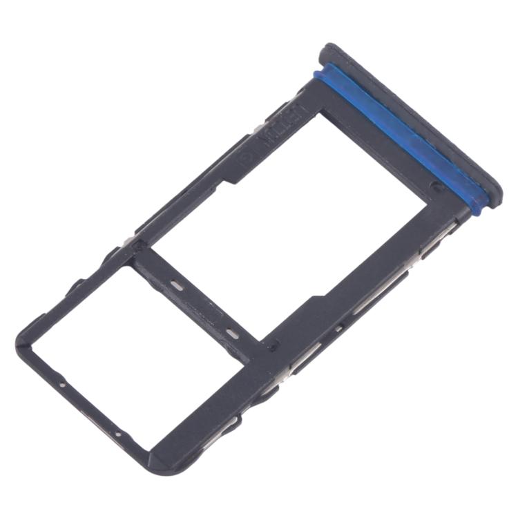 For TCL 40 R T771K Original SIM Card Tray + SIM Card Tray / Micro SD Card Tray (Frosted Black) - For TCL by buy2fix | Online Shopping UK | buy2fix