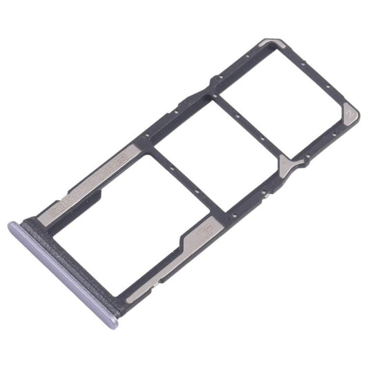 For Xiaomi Redmi A4 10pcs SIM Card Tray + SIM Card Tray + Micro SD Card Tray (Purple) - Card Tray by buy2fix | Online Shopping UK | buy2fix