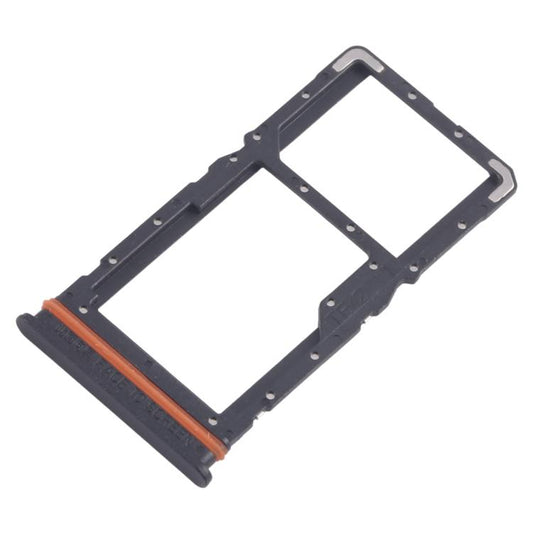 For Xiaomi Poco M6 Plus 10pcs SIM Card Tray + SIM Card Tray / Micro SD Card Tray (Black) - Card Tray by buy2fix | Online Shopping UK | buy2fix