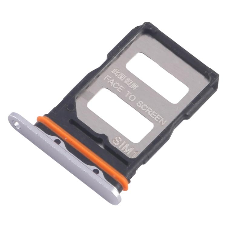 For Xiaomi Redmi K70 Ultra 10pcs SIM Card Tray + SIM Card Tray (Silver) - Card Tray by buy2fix | Online Shopping UK | buy2fix